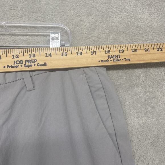 Sak Fifth Avenue Pants Mens 36x29 Gray Performance Nylon Straight Leg Golf - Picture 3 of 11